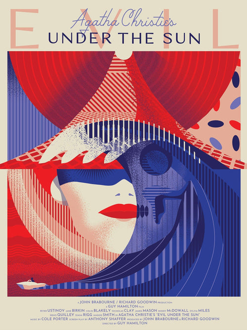 Black Dragon Press x Mondo #26: Evil Under the Sun Poster