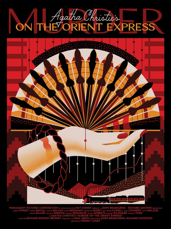 Black Dragon Press x Mondo #31: Murder on the Orient Express Poster
