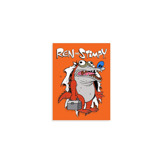 CrocoStimpy Enamel Pin