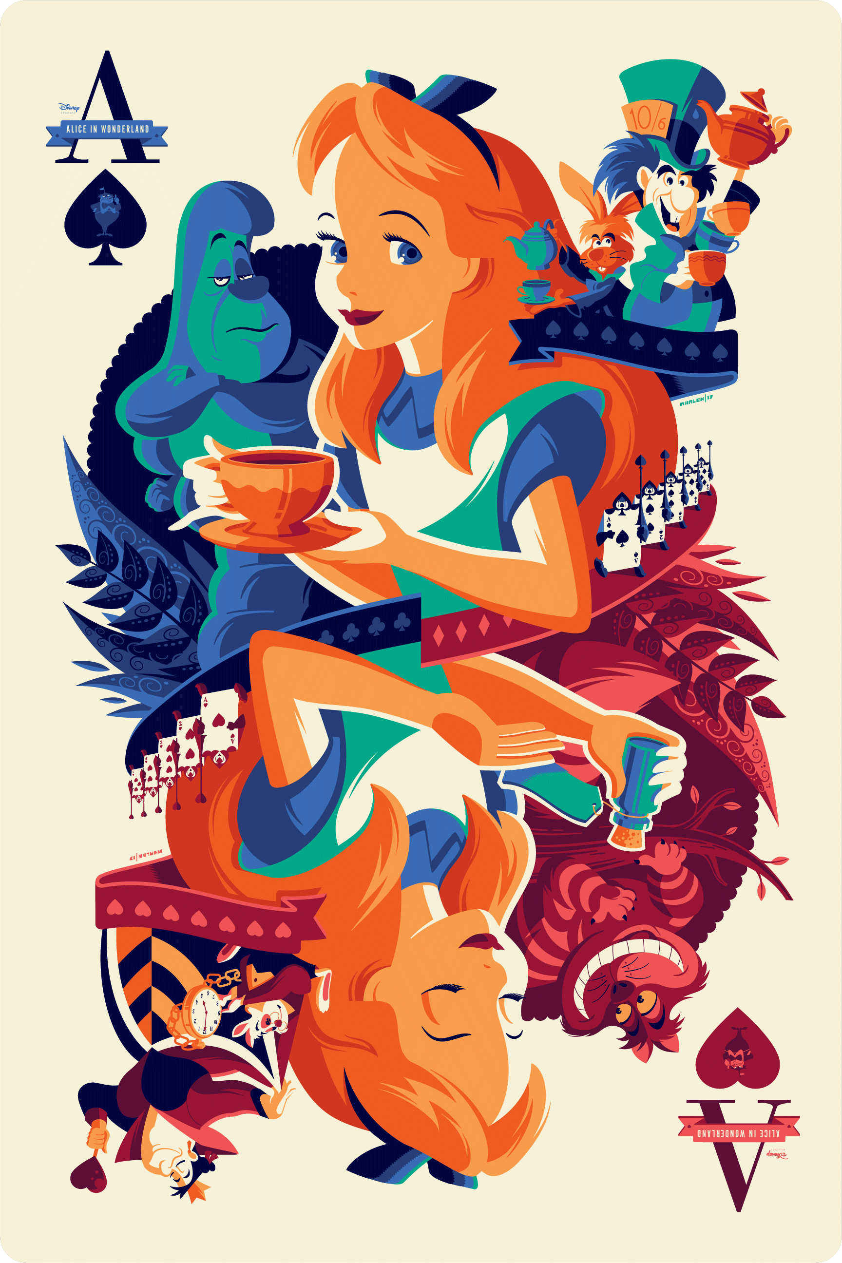 Mondo X Cyclops Print Works Print #13: Alice In Wonderland