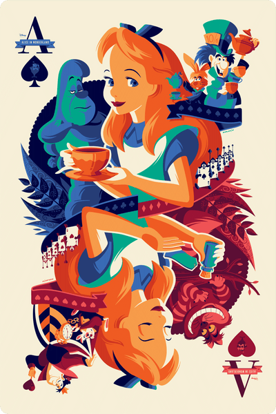 Mondo X Cyclops Print Works Print #13: Alice In Wonderland
