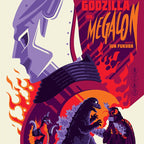 Godzilla Vs Megalon Screenprinted Poster