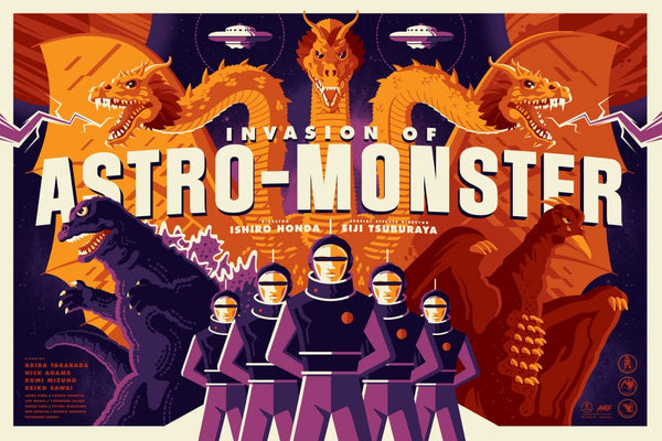 invasion of astro monsters Invasion of Astro-Monster Poster – Mondo