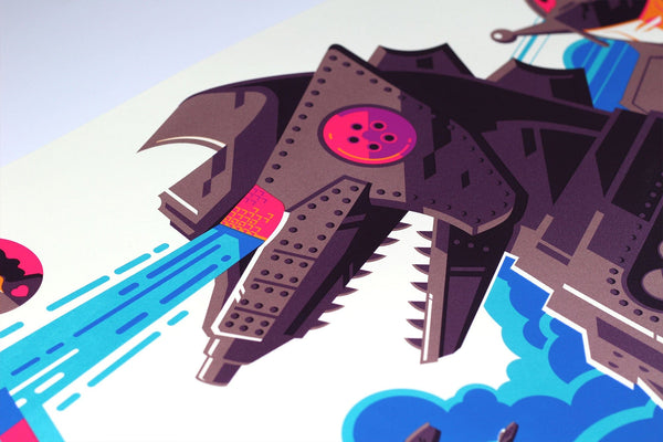Terror Of Mechagodzilla (Variant) Screenprinted Poster