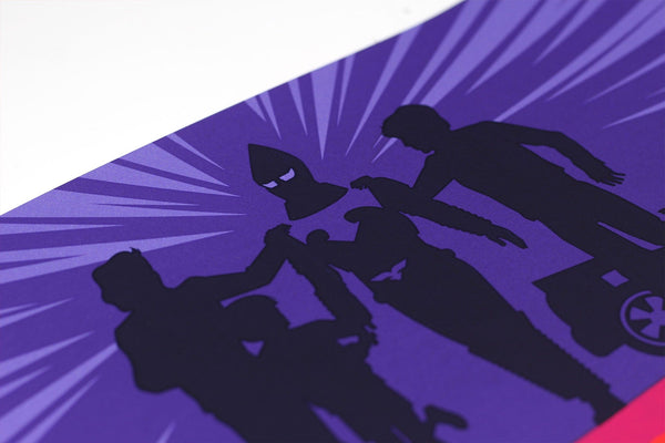 Godzilla Vs Megalon Screenprinted Poster