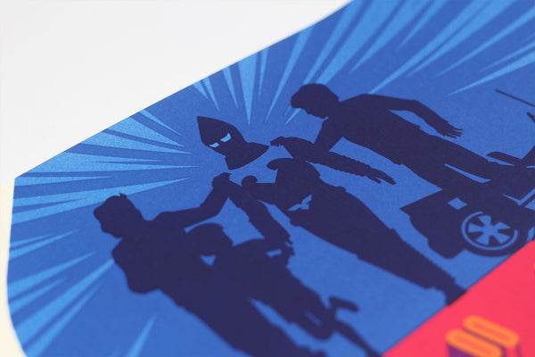 Godzilla Vs Megalon (Variant) Screenprinted Poster