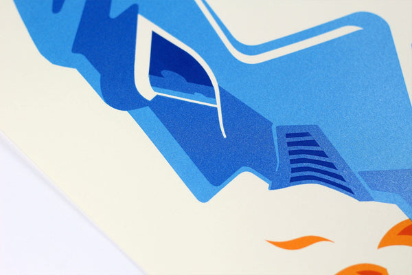 Godzilla Vs Megalon (Variant) Screenprinted Poster