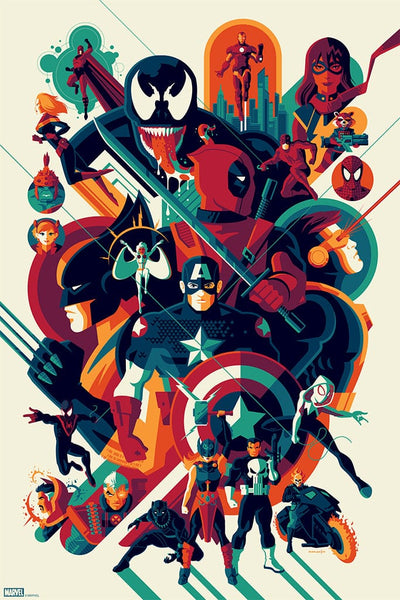 The Modern Age of Marvel Poster – Mondo