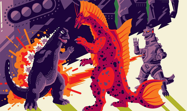 Terror Of Mechagodzilla Screenprinted Poster