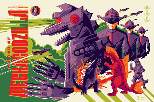 Terror Of Mechagodzilla Screenprinted Poster
