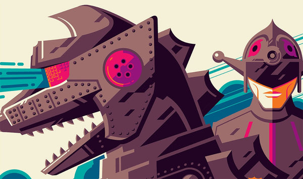 Terror Of Mechagodzilla (Variant) Screenprinted Poster