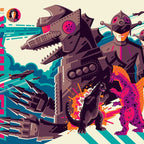 Terror Of Mechagodzilla (Variant) Screenprinted Poster