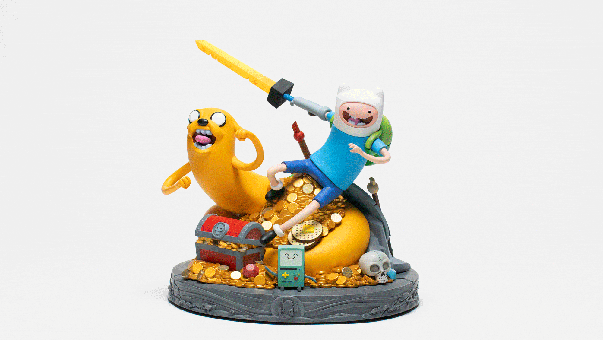 Adventure Time Statue - Jake and Finn - Exclusive Version – Mondo Adventure Time Statue - Jake and Finn - Exclusive Version – Mondo