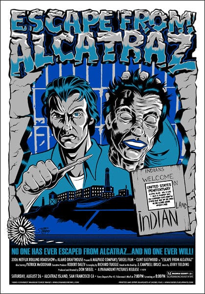Escape From Alcatraz Stainboy poster