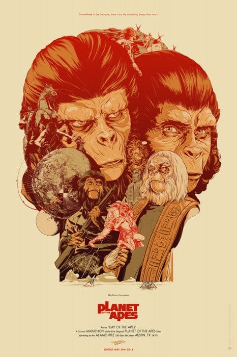Planet of the Apes Martin Ansin poster