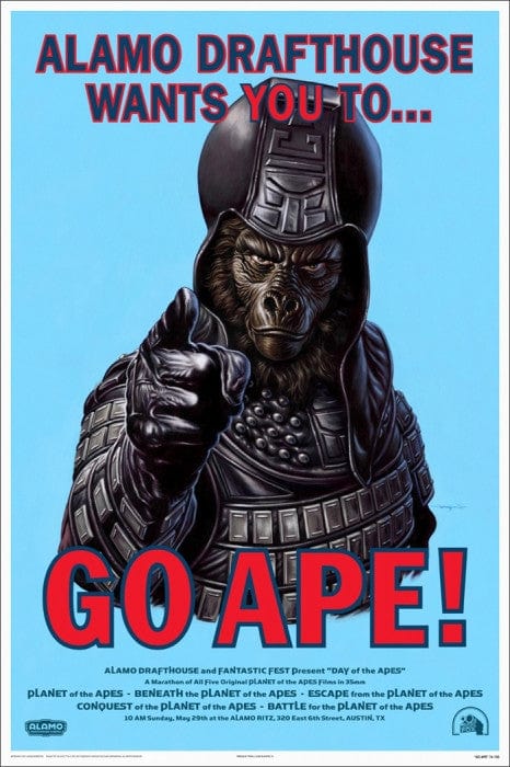 Go Ape Jason Edmiston poster