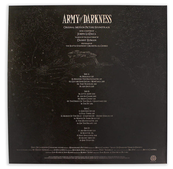 Army Of Darkness Original Motion Picture Soundtrack 2XLP