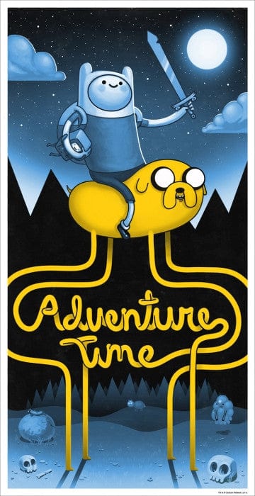 Adventure Time   Variant Mike Mitchell poster