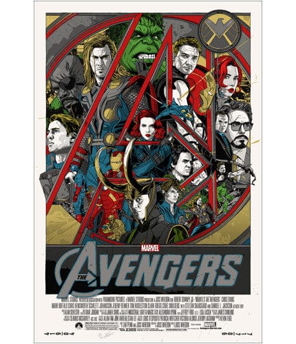 The Avengers Tyler Stout poster