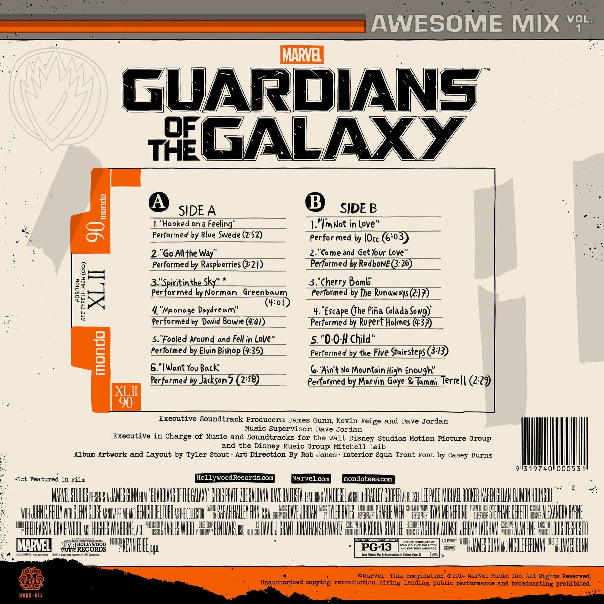 Guardians of the Galaxy LP Mondo Guardians of the Galaxy LP Mondo
