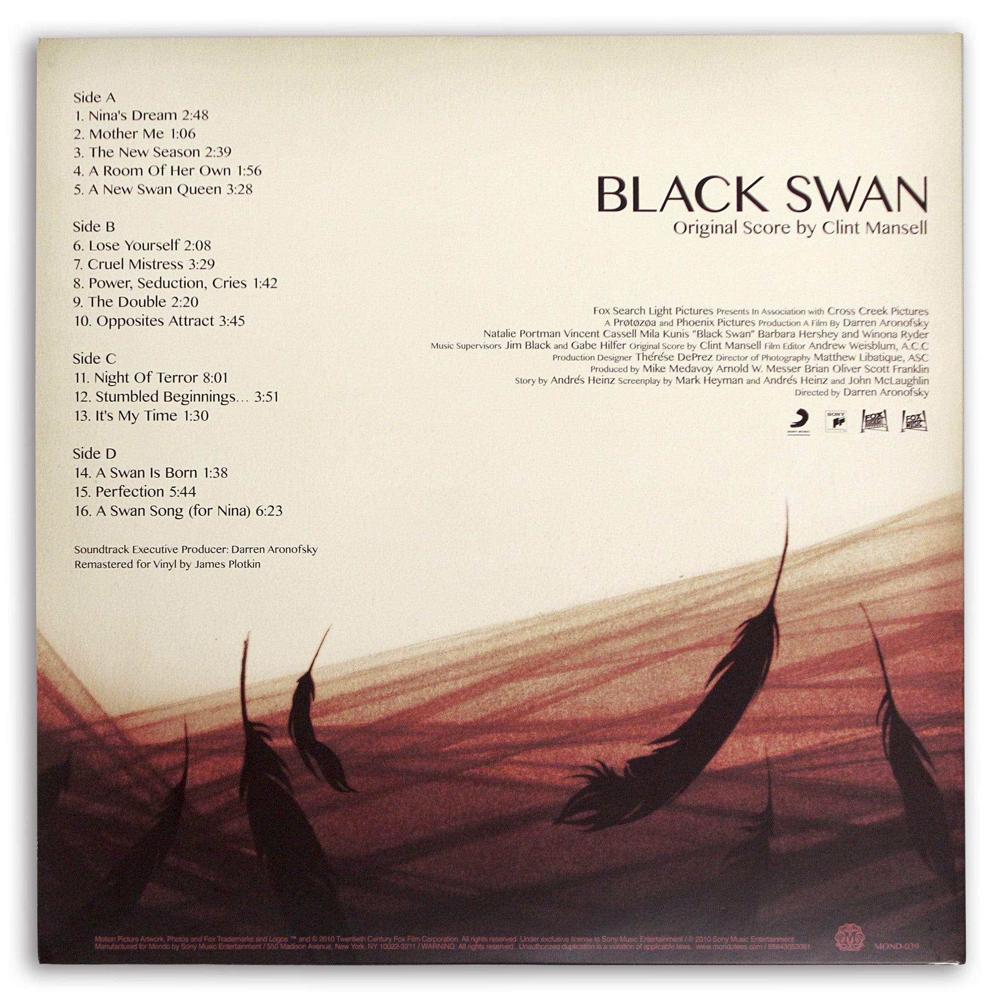 Black Swan Soundtrack Gold & Black Marble Numbered 24/200 Vinyl Rare & Sold offers Out