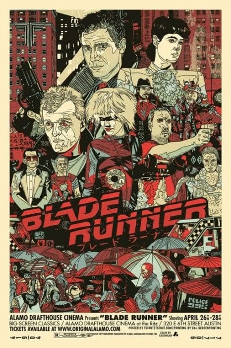 Blade Runner  Variant Tyler Stout poster
