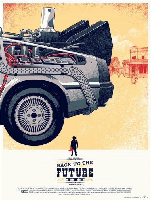 Back to the Future Part III Phantom City Creative poster