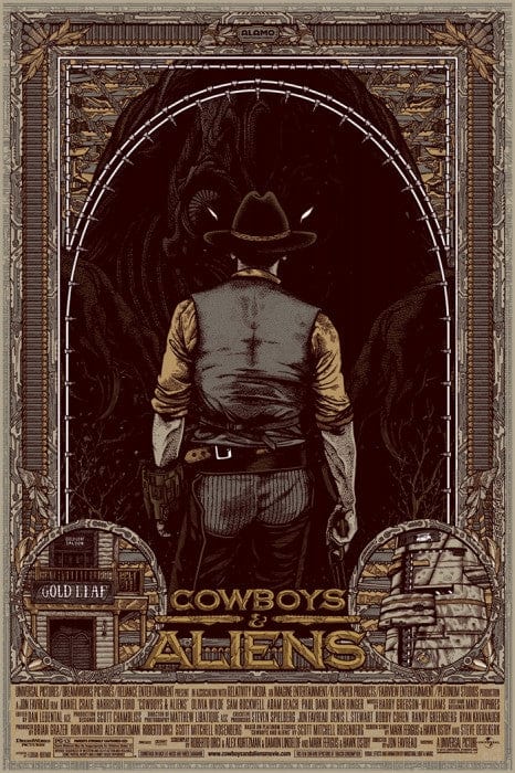 Cowboys & Aliens Florian Bertmer poster