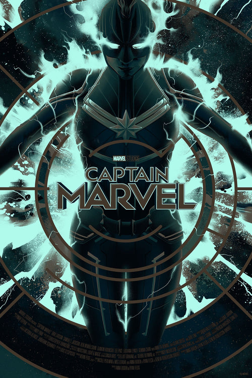 Captain Marvel (Variant) Poster