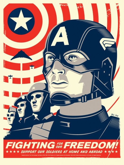 Captain America Eric Tan poster
