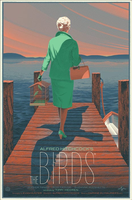 The Birds Here Comes Trouble Tippy on the Pier Laurent Durieux poster