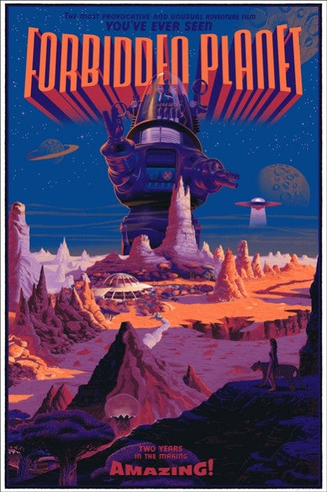 Forbidden Planet (Variant) (Durieux) – Mondo