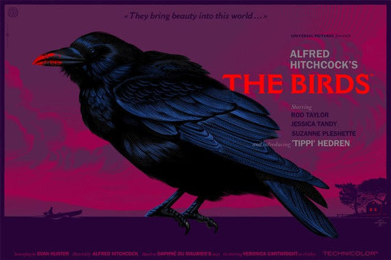 The Birds They Bring Beauty   Variant Laurent Durieux poster