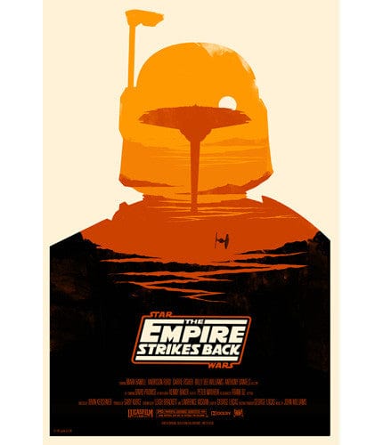 Empire Strikes Back Olly Moss poster