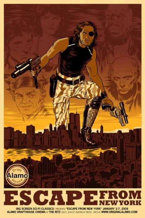 Escape From New York Nick Derington poster