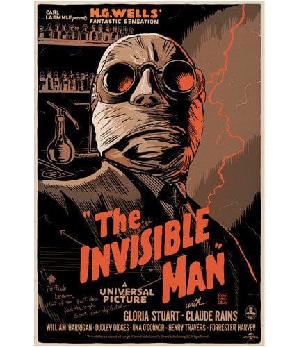 The Invisible Man   Francavilla Francesco Francavilla poster