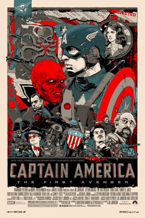Captain America  Tyler Stout poster