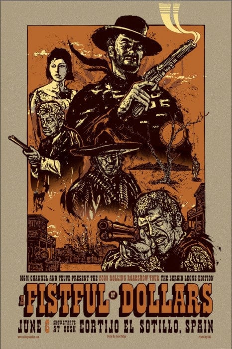 A Fistful Of Dollars  Variant Jesse Philips poster
