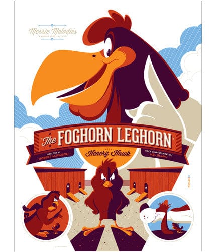 The Foghorn Leghorn Tom Whalen poster
