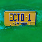 Ghostbusters – Ecto-1 License Plate Enamel Pin