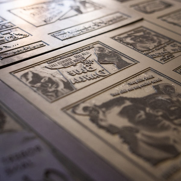 Press Room: Hardboiled Ad Block Poster - curated & signed by Joe Bob Briggs