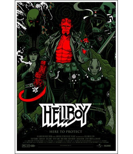 Hellboy Florian Bertmer poster