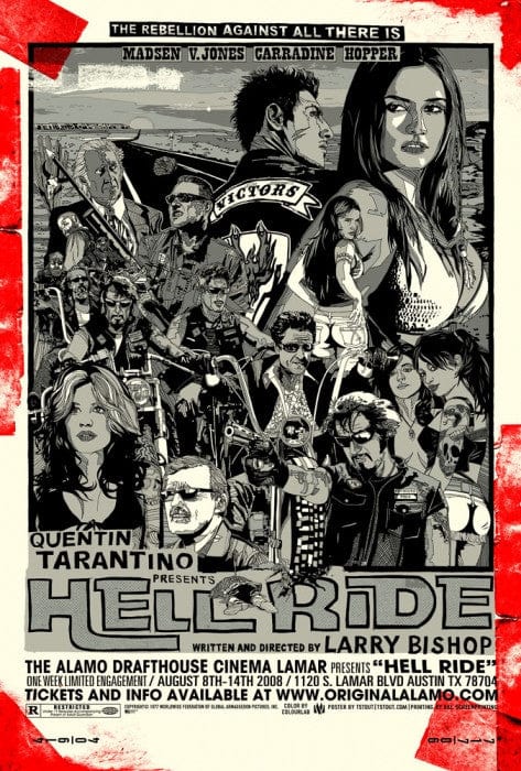 Hell Ride  Variant Tyler Stout poster