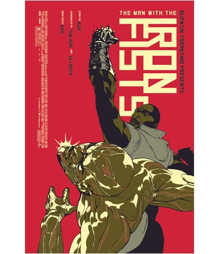 The Man With the Iron Fists Tomer Hanuka poster