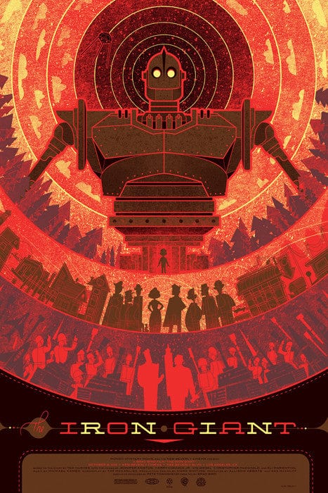 Iron Giant   Variant Kevin Tong poster