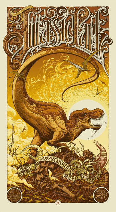 Jurassic Park Aaron Horkey poster