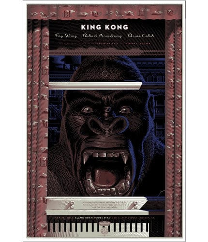 King Kong   Variant Laurent Durieux poster