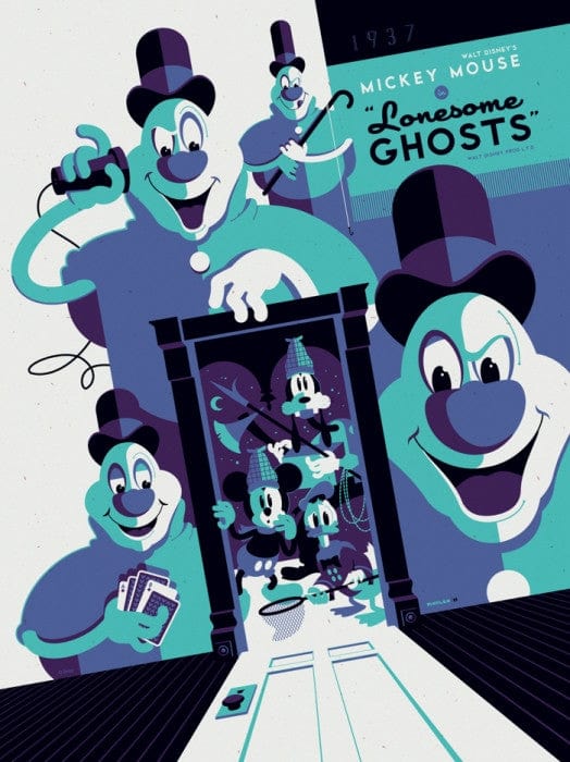 Lonesome Ghosts Tom Whalen poster