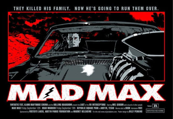 Mad Max  Variant Billy Perkins poster