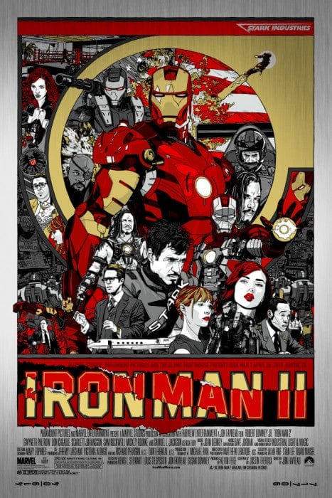 Iron Man 2  Metal Tyler Stout poster